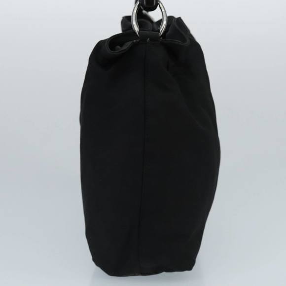 Christian Dior Maris Pearl Shoulder Bag Nylon Black Silver Auth fm4147 - Picture 5 of 16